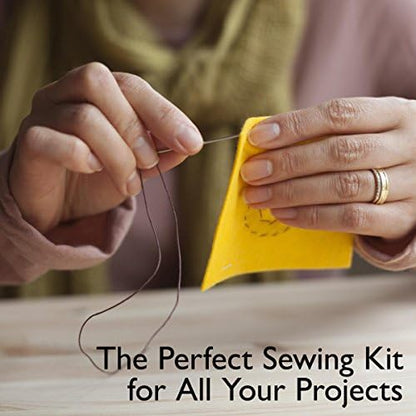 CraftLab Sewing Kits Best Mini Travel Sewing Kit - Portable Emergency Set with Needles, Thread, Scissors + Ebook - Image 7