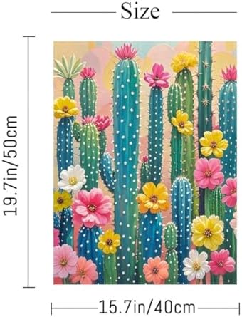 ACIOPPL Paint by Numbers for Adults Beginner Cactus Succulents 16 x 20 Inch - Image 5