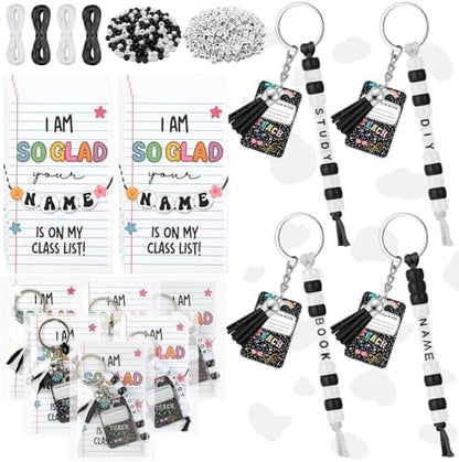 Suncalla 996 Pcs 24 Set Back to School Student Composition Keychain Kit by Unknown