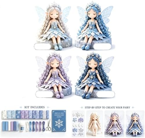 Fairy Patchwork DIY Collection (Snowflake Fairies) - Image 2