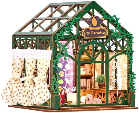 TOYQI Mini House Kit, DIY Miniature Dollhouse Book Nook Kits for Adult by TOYQI