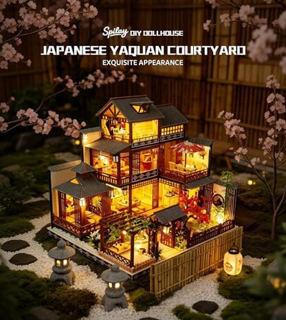 Spilay DIY Miniature House Kit for Adults, Japanese Miniature Dollhouse Kit - Image 3