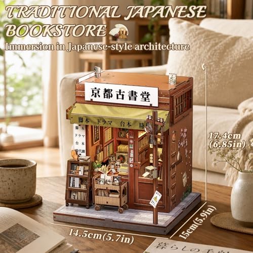 Cutefun Book Nook Kit - DIY Miniature Dollhouse kit for Adults - Image 2