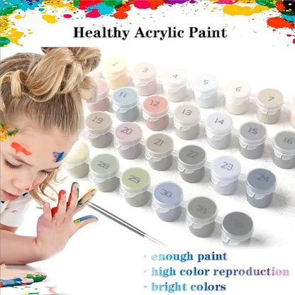 Flower Paint by Number for Adults, Paint by Numbers for Adults Beginner - Image 6