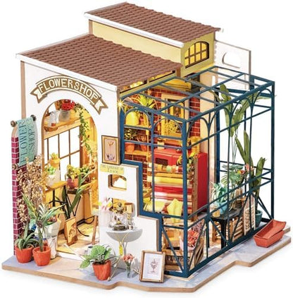 Rolife DIY Miniature Garden House Kit -Emily's Flower Shop (Advanced Level) - Image 3