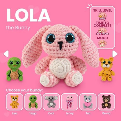 Cookie Box Crochet Kit for Beginners, Bunny Lola - Image 3