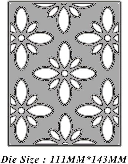 Petal Hollow Out Frame Metal Die Cuts, Petal Hollow Out Frame Background Cutting Dies Cut Stencils for DIY Scrapbooking Cards Decorative Embossing Paper Dies for Scrapbooking Card Making - Image 6