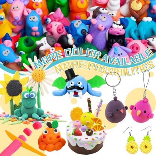 Air Dry Clay 36 Colors,Magic Clay Modeling Clay,DIY Molding Magic Clay - Image 4