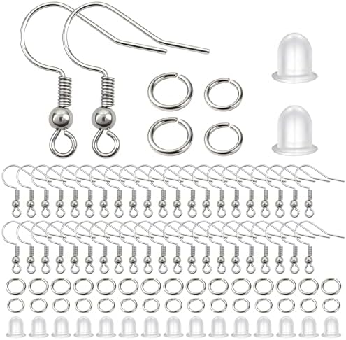 TOAOB 600pcs Stainless Steel Earring Hooks French Ear Wires Fish Hooks by TOAOBTHEONEANDONLYBABY