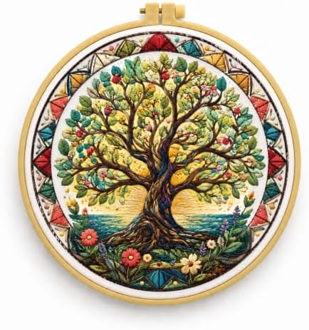 niurenmaoyi Tree Embroidery Kit for Beginners,Sewing Kit for Adults by Unknown