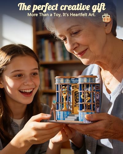 Rolife Magic Astronomy Shop Miniature Dollhouse Kit - Image 7