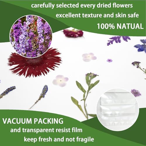 17 Types 30PCS Real Dried Pressed Flowers Bulk Dried Flower for Crafts, Packed DIY Natural Dried Pressed Flowers for Resin Mold Scrapbooking DIY - Image 3