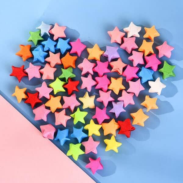 Origami Stars Papers Package DIY Paper Glitter Origami Stars, 1350 Sheets, 27 Colors (27 Bright Color) - Image 4