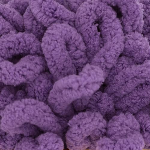 JubileeYarn Fun Finger Loops Yarn - Grape Compote - 4 Skeins - Image 2