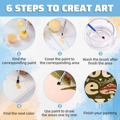 Paint by Numbers Kit for Adults Inspirational Paint by Number for Adults - Image 6