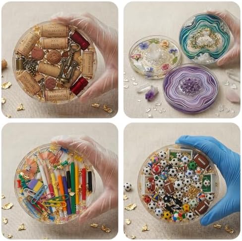 3PCS 18-Cavity Coaster Resin Molds, Round Coaster Molds for Epoxy Resin - Image 4