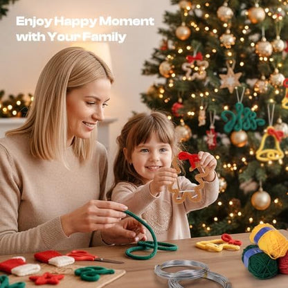 Caydo i Cord Christmas Decoration Making Kit with 24 Patterns for Beginners - Image 4