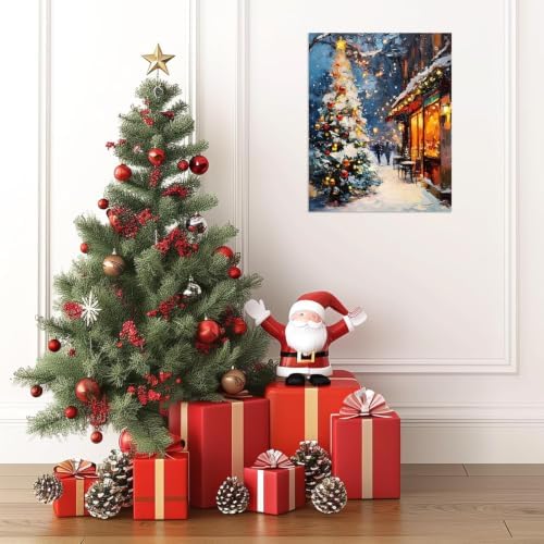 ICYANART Christmas Paint by Numbers Kit for Adults Beginner 16x20Inch - Image 3