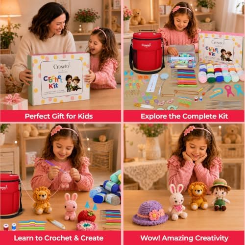 Crochet Kit for Beginners Kids, Adults Complete Kit Start Right Away - Image 6