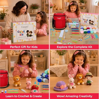 Crochet Kit for Beginners Kids, Adults Complete Kit Start Right Away - Image 6