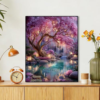 Dream Tree Paint by Numbers Kits for Adults,Paint by Number Adult 16x20inch - Image 2