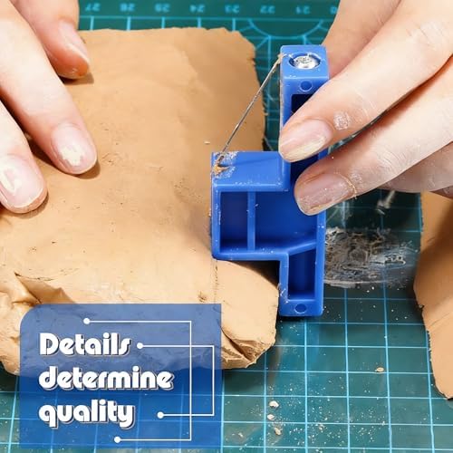 Clay Cutting Tools - Multi-Angle 30°/45°/60° Wire Clay Cutters for Ceramic Trimming, 2pcs,Includes Large and Small Sizes. - Image 5