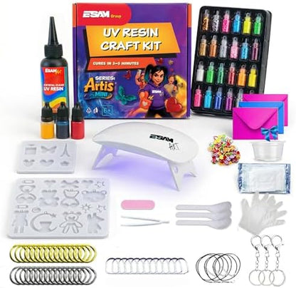 ESAM Group UV Resin Jewelry Making Kit for Kids, Teens & Beginners by Unknown