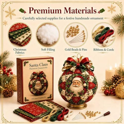 SellQuick Christmas Classics Patchwork Ornament DIY Kit，A - Image 3