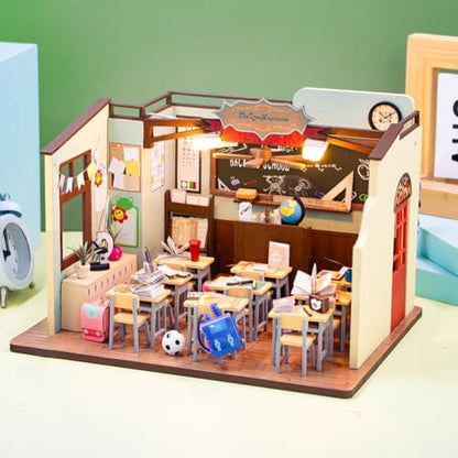 DIY Miniature Dollhouse Kit with Music,Wooden Dollhouse for Adults to Build,Mini House Kit Christmas Birthday Gifts for Adult Friend Love - Image 3