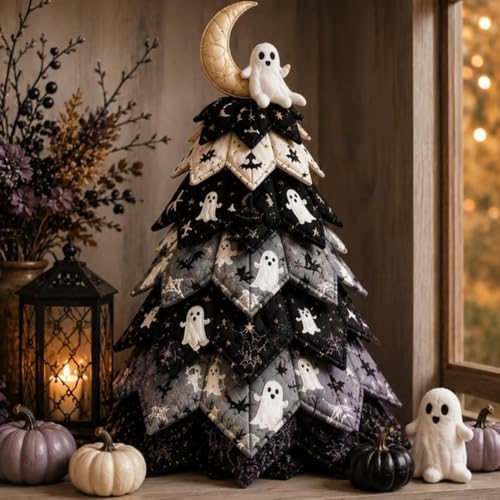 DIY Quilted Christmas Tree Kit, 3D Fabric Patchwork Craft Set for Adults & Beginners, Handmade Holiday Sewing & Tabletop Decor Project, Creative Crafting Gift Box - Image 4