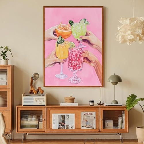 Colorful Cocktails Paint by Numbers Kit for Adults Canvas, Frameworkless - Image 6