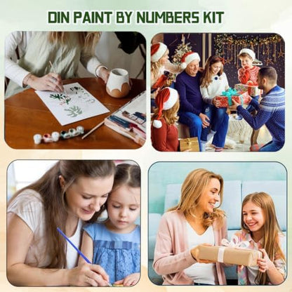 ICYANART Plant Paint by Numbers Kit for Adults, Adult Paint by Number Kits - Image 7