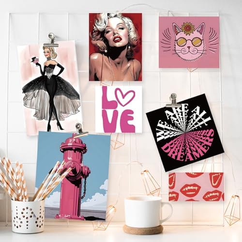 EggSun Vision Board Supplies with 1200+ Images & Quotes Collage Magazine Book, Wall Clip Art Scrapbook Journal Kit for Vision Board Making Beginners Women Men Teen Girls Coquette Room Decors (Preppy) - Image 5