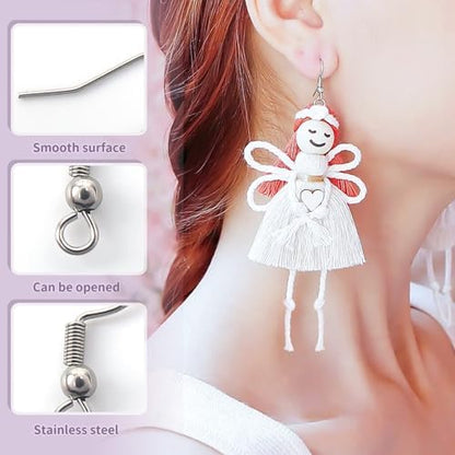 TOAOB 300pcs Stainless Steel Earring Hooks Silver Making Kit - Image 3