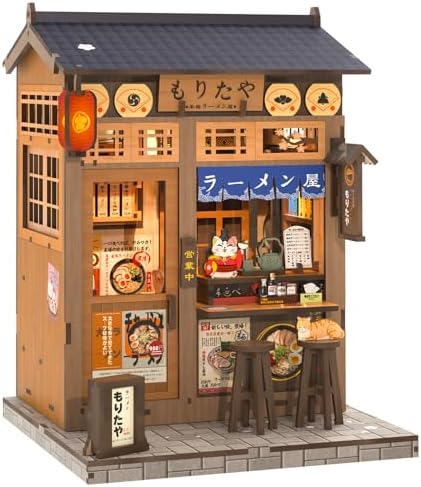 CUTEBEE Japanese Book Nook Kit, DIY Miniature House Kits for Adults by CUTEBEE