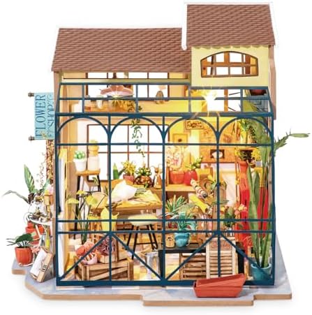 Rolife DIY Miniature Garden House Kit -Emily's Flower Shop (Advanced Level) - Image 2
