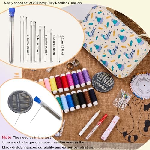 Printing Travel Sewing Kit with 130PCS Basic Sewing Supplies Accessories - Image 2