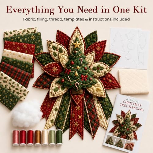 Daily Partner Quilted Christmas Door Hanging DIY Sewing Kit (A11) - Image 2