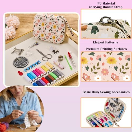 Bobode Travel Sewing Kit for Adults,Cute Basic Sewing Supplies Set - Image 2