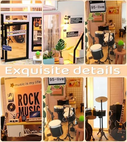 Spilay DIY Miniature House Kit for Adults, Miniature Dollhouse Kit - Image 3