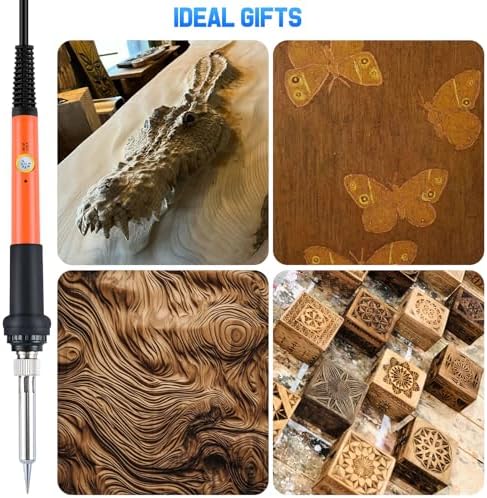 Ninonly Wood Burning Kit, 121 Pieces Wood Burning Tool - Image 7
