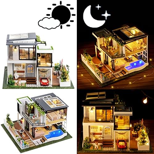 Spilay DIY Miniature House Kit for Adults, Miniature Dollhouse Kit - Image 3