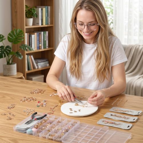 Emibele 478PCS Keychain Making Kit, Bag Charm Kit DIY Craft Supplies - Image 5