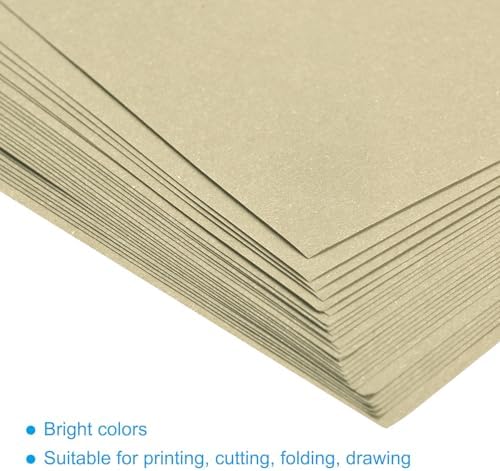 MECCANIXITY 100 Sheets Origami Paper Double Sided Dark Khaki 6x6 Inch Square Sheet for Art Craft Project, Beginners, Gifts Decor - Image 4