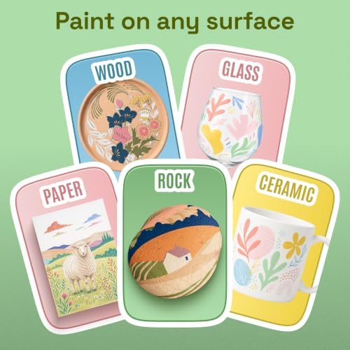 ARTISTRO Pastel Dual-Tip Acrylic Paint Marker Pens - Set of 12 - Image 4