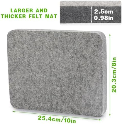 IMZAY Needles Felting Tools, Needle Felting Supplies 8"x10" Felting Pad - Image 2