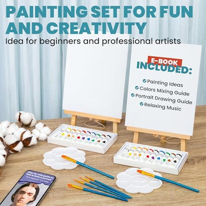 6 Painting Kits for Couples' Date Night, Sip and Paint Kit for Adults - Image 6