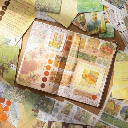 YagCu Scrapbook Kit for Beginners, Aesthetic Junk Journal Supplies, Scrapbooking and Journaling Materials, Bullet Journals Stationery, Planner DIY Arts Craft, Women Adults - Image 2