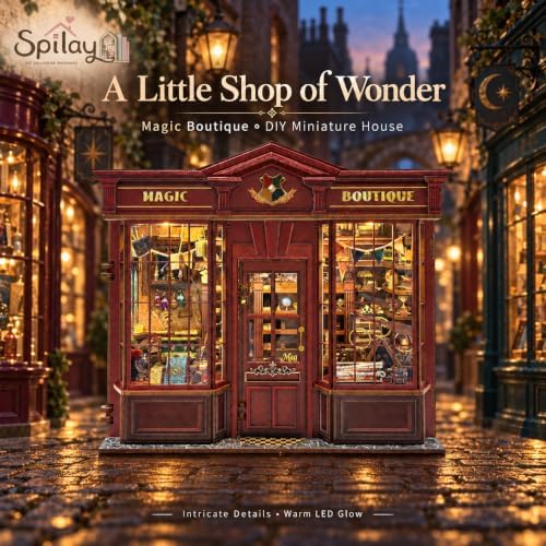 Spilay DIY Miniature House Kit for Adults, Miniature Dollhouse Building Kit - Image 3
