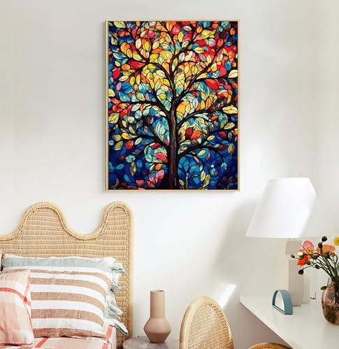 Paint by Numbers Kit for Adults, Tree of Life Acrylic Canvas Painting Set - Image 3